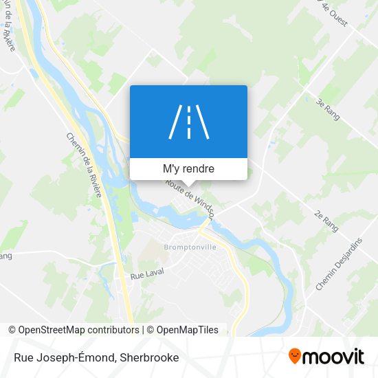 Rue Joseph-Émond plan