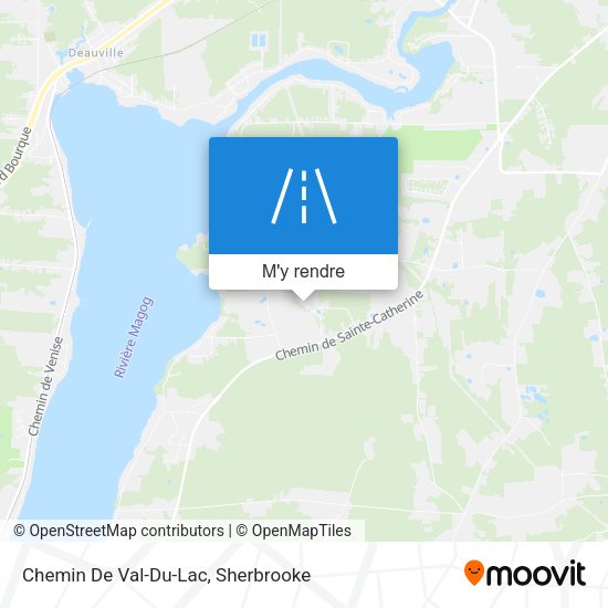 Chemin De Val-Du-Lac plan