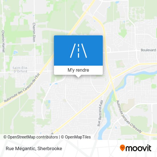 Rue Mégantic plan