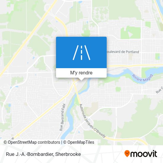 Rue J.-A.-Bombardier plan