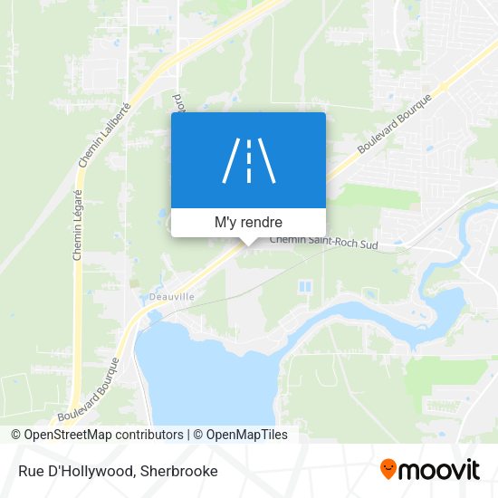 Rue D'Hollywood plan