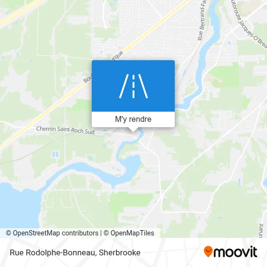 Rue Rodolphe-Bonneau plan