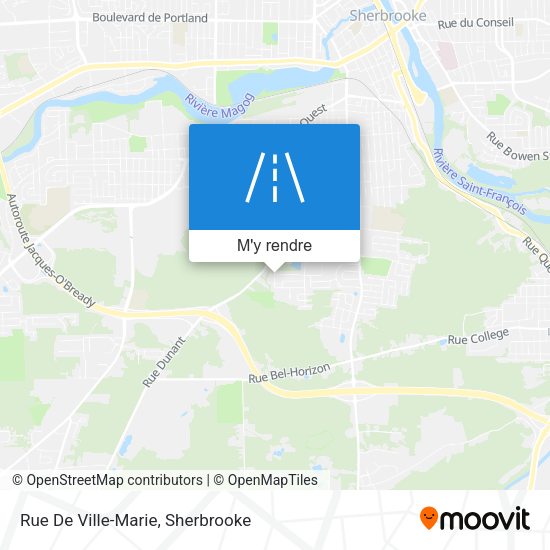 Rue De Ville-Marie plan