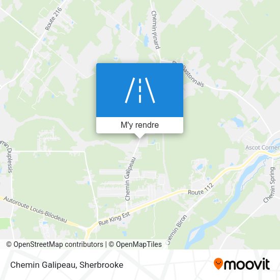Chemin Galipeau plan