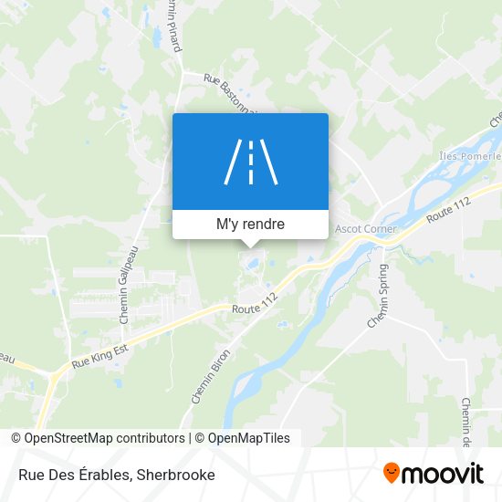 Rue Des Érables plan
