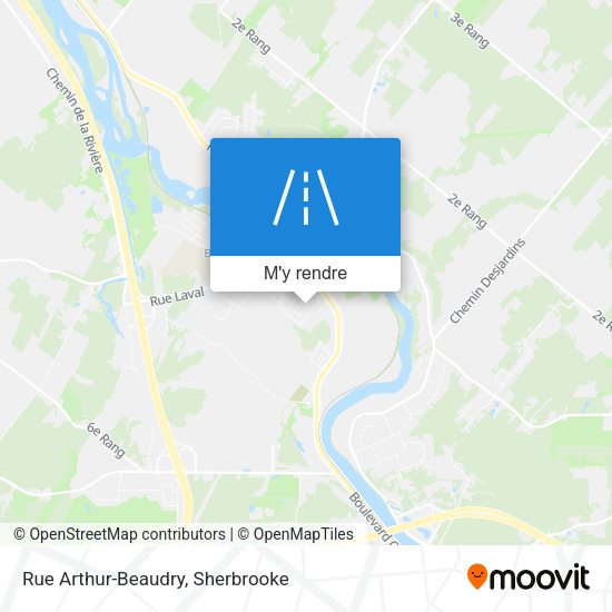 Rue Arthur-Beaudry plan