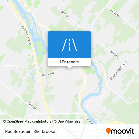 Rue Beaudoin plan