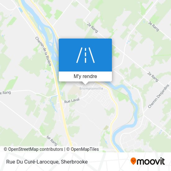 Rue Du Curé-Larocque plan