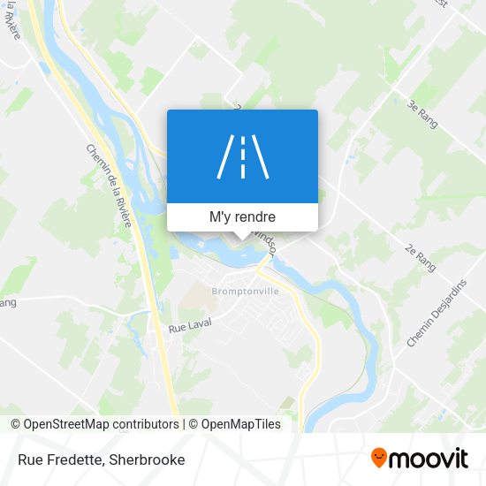 Rue Fredette plan