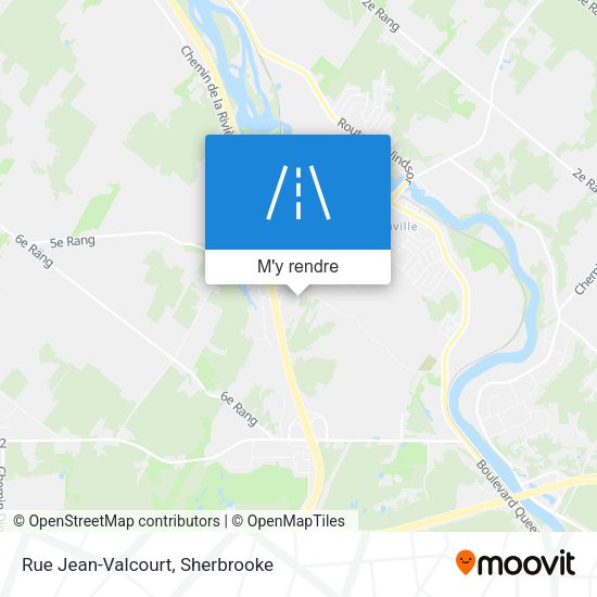 Rue Jean-Valcourt plan