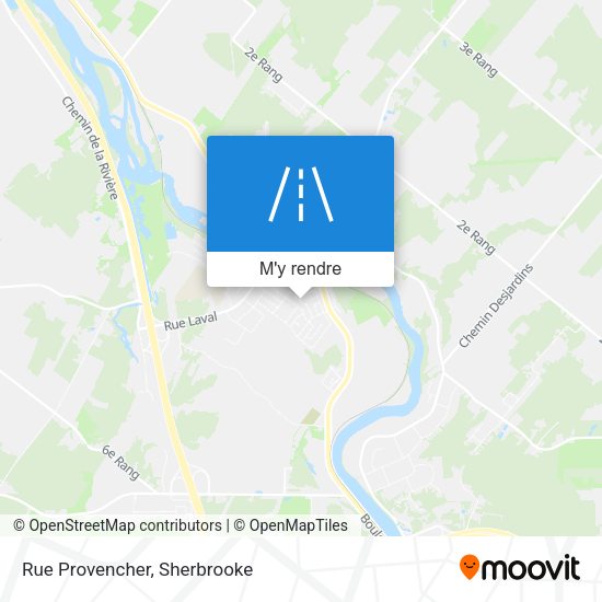 Rue Provencher plan