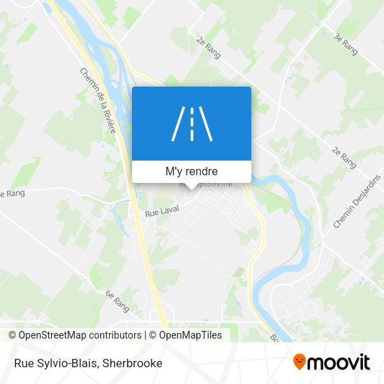 Rue Sylvio-Blais plan