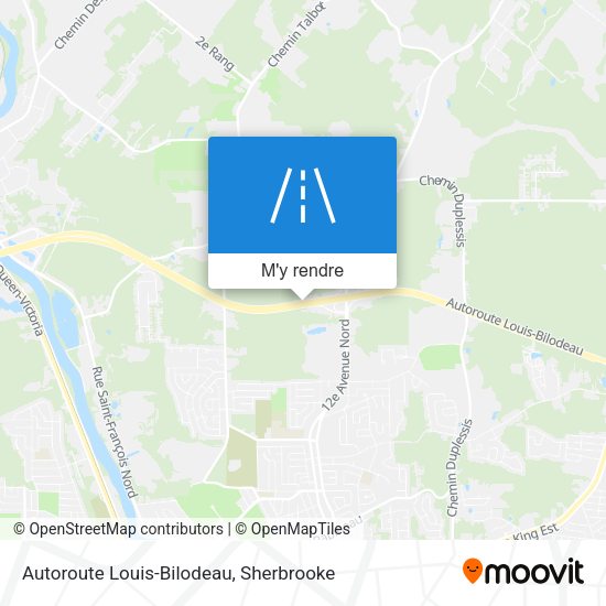 Autoroute Louis-Bilodeau plan