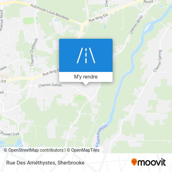 Rue Des Améthystes plan