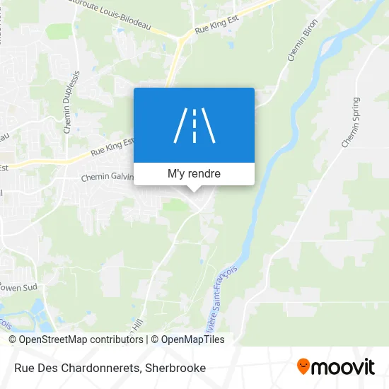 Rue Des Chardonnerets plan