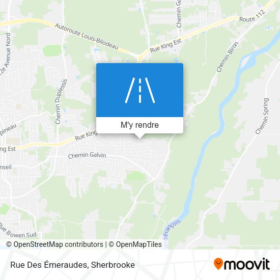 Rue Des Émeraudes plan