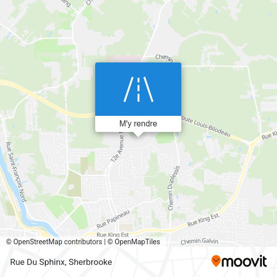 Rue Du Sphinx plan