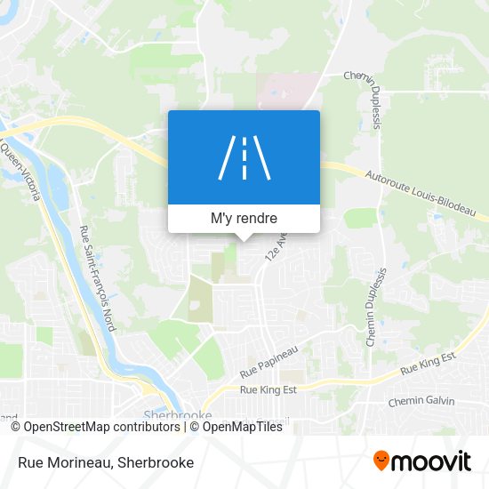 Rue Morineau plan
