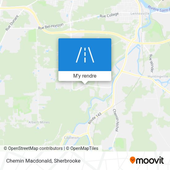 Chemin Macdonald plan