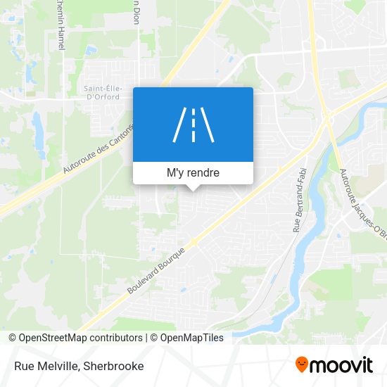 Rue Melville plan