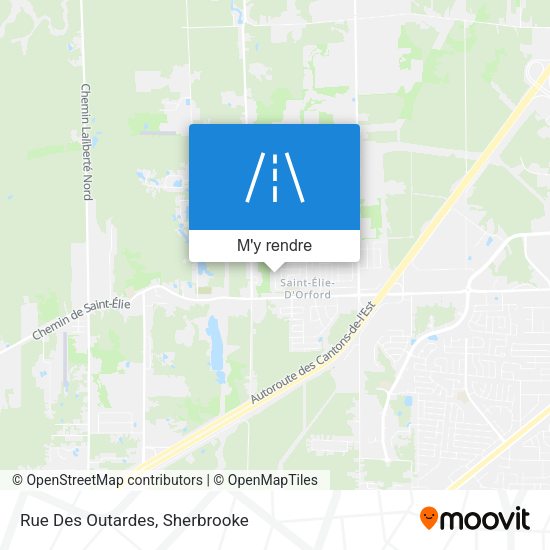Rue Des Outardes plan