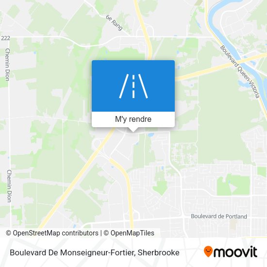 Boulevard De Monseigneur-Fortier plan