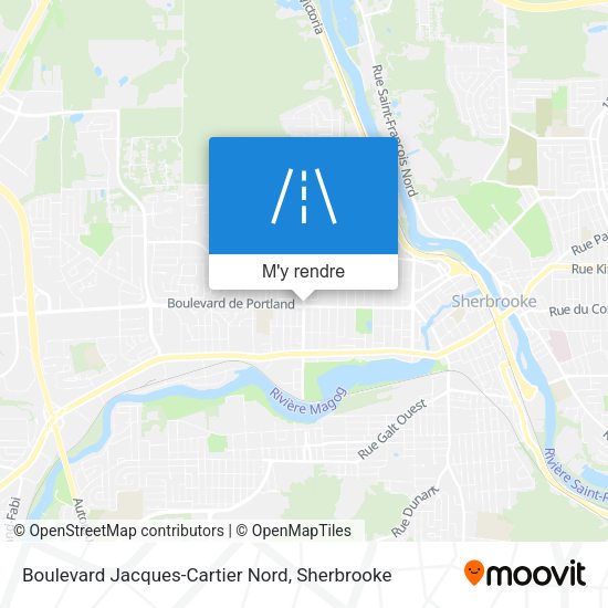 Boulevard Jacques-Cartier Nord plan