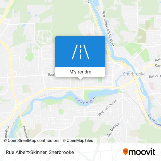 Rue Albert-Skinner plan