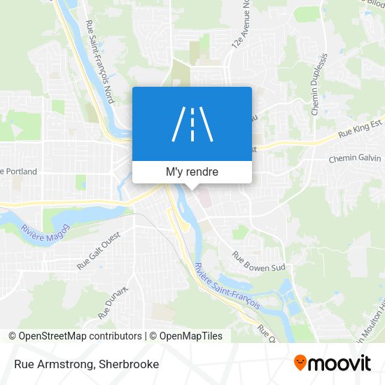 Rue Armstrong plan