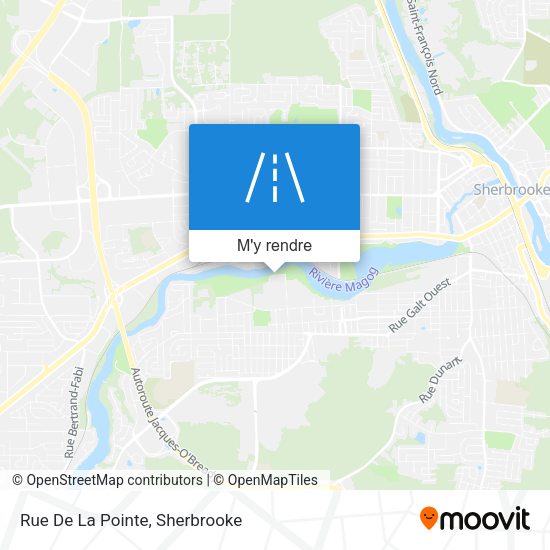 Rue De La Pointe plan