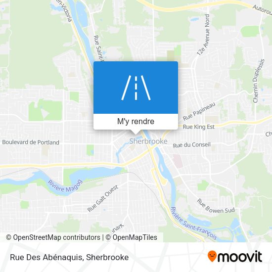 Rue Des Abénaquis plan