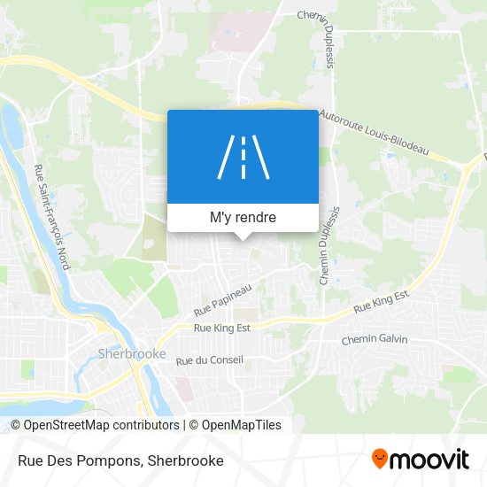 Rue Des Pompons plan