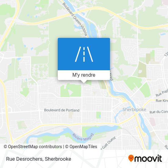 Rue Desrochers plan