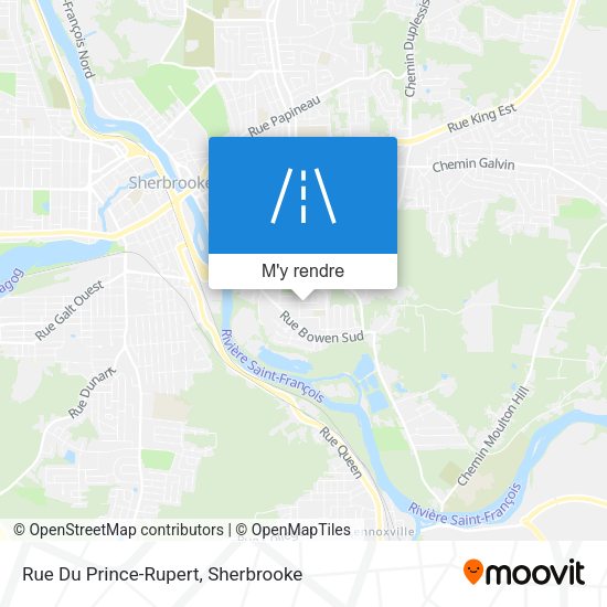 Rue Du Prince-Rupert plan