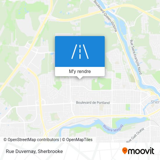 Rue Duvernay plan