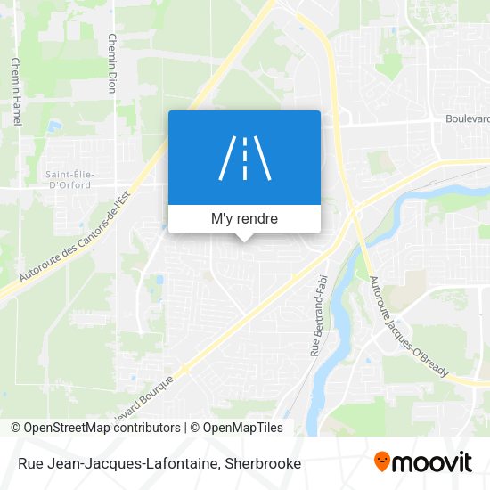 Rue Jean-Jacques-Lafontaine plan