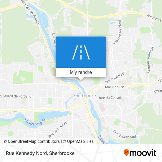 Rue Kennedy Nord plan