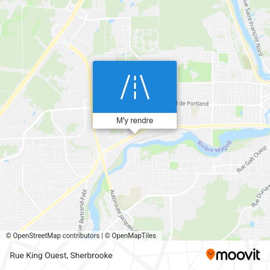 Rue King Ouest plan