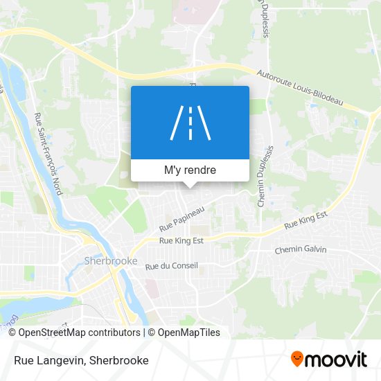 Rue Langevin plan