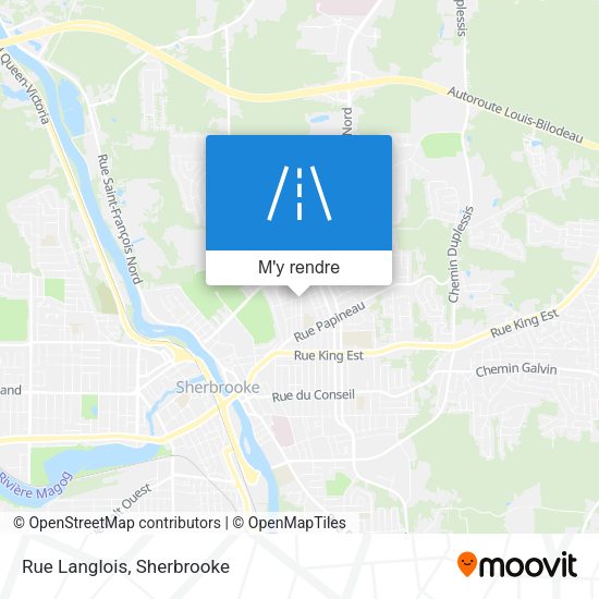 Rue Langlois plan