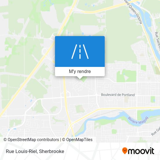 Rue Louis-Riel plan