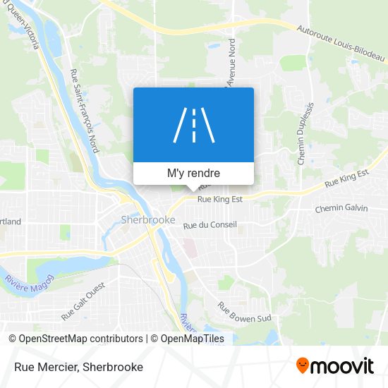 Rue Mercier plan