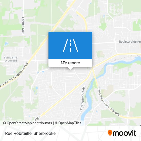 Rue Robitaille plan