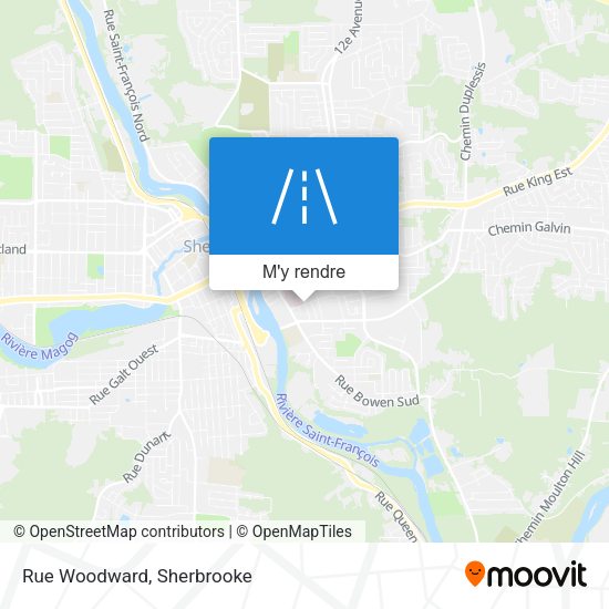 Rue Woodward plan