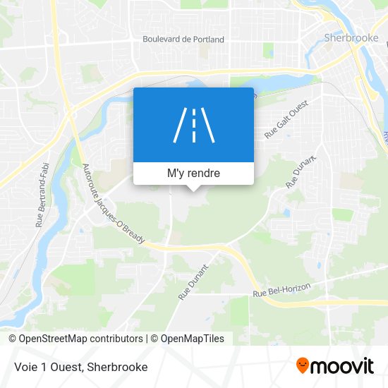 Voie 1 Ouest plan