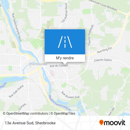 13e Avenue Sud plan