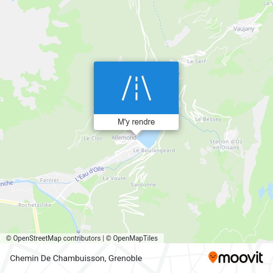 Chemin De Chambuisson plan