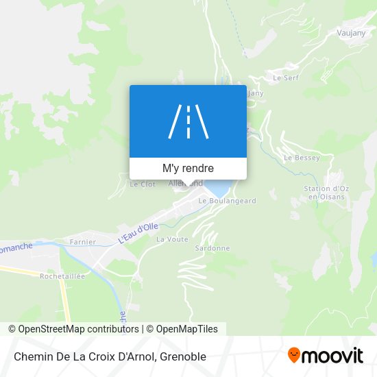 Chemin De La Croix D'Arnol plan