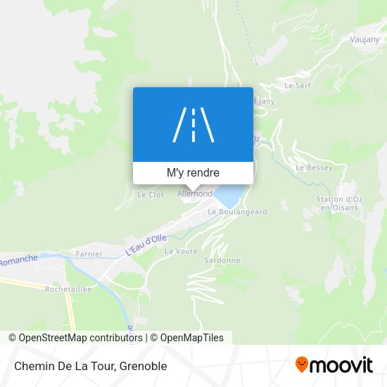 Chemin De La Tour plan