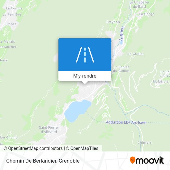 Chemin De Berlandier plan